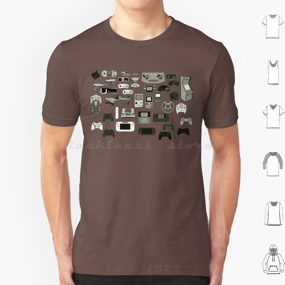 Retro Gaming Guy - Auto-contrôle t-shirt grande taille 100% coton