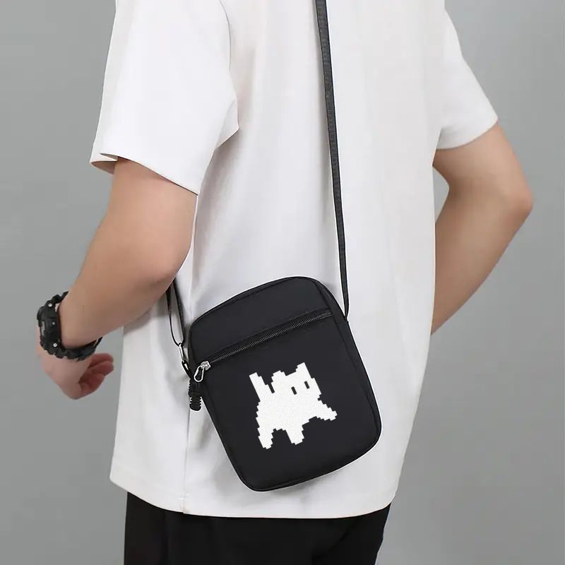 Retro Gaming Handheld - Sac bandoulière rétro 8 bits pixelisé