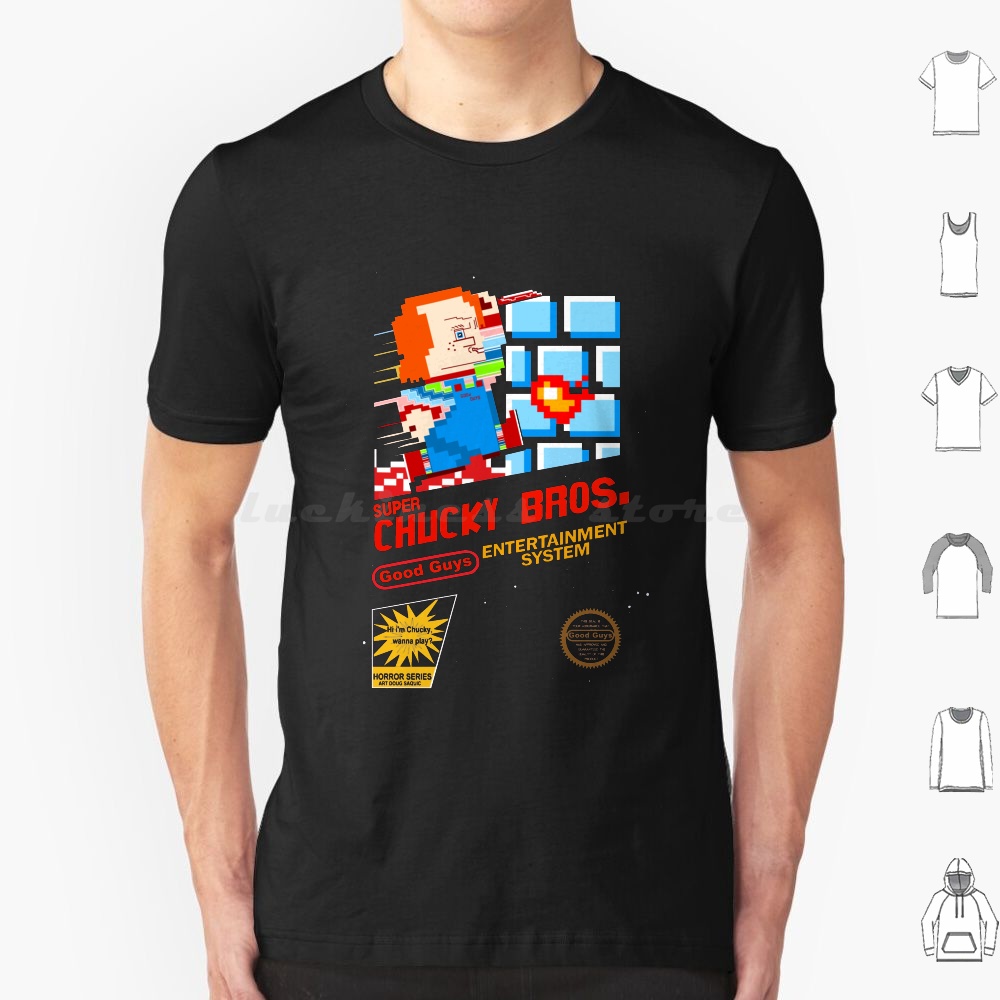 Retro Gaming Guy - T-shirt Super Chucky 1, grande taille,