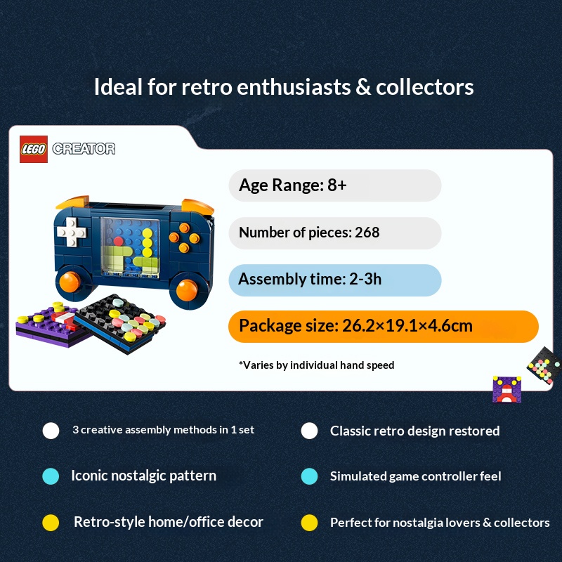 LEGO Creator 3-en-1 Blocs de C - Retro Gaming Kit avis et prix