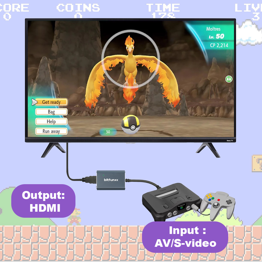 Bitfunx – adaptateur vidéo 720 - Retro Gaming Handheld avis et prix