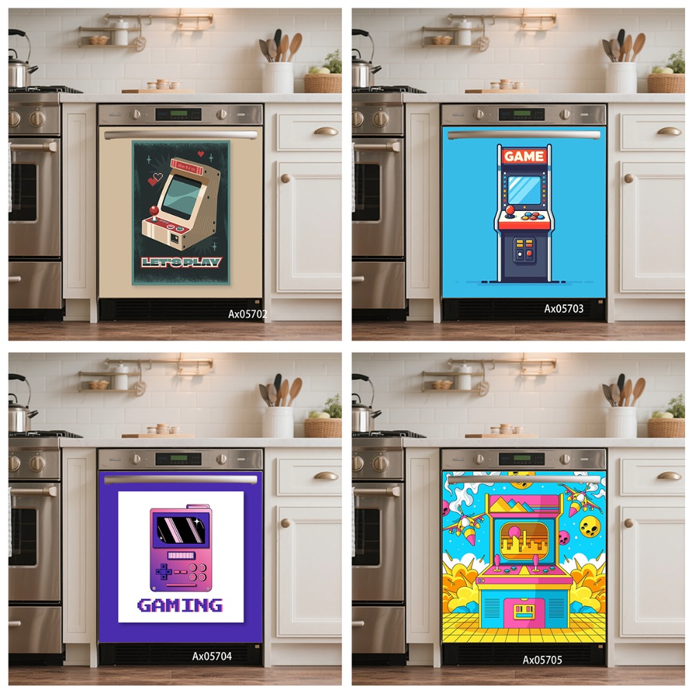 Autocollant de porte de lave-v - Retro Gaming Cabinet avis et prix