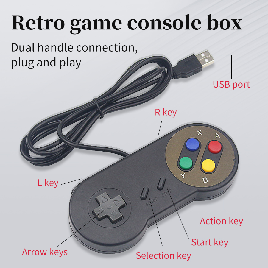 Manette de jeu USB, joystick d - Retro Gaming Raspberry Pi 4 avis et prix