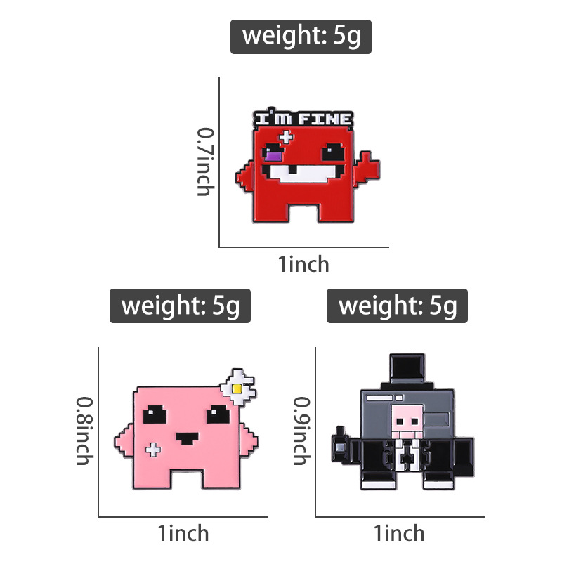 Lot de 3 épingles en émail Pix - Retro Gaming Kit avis et prix